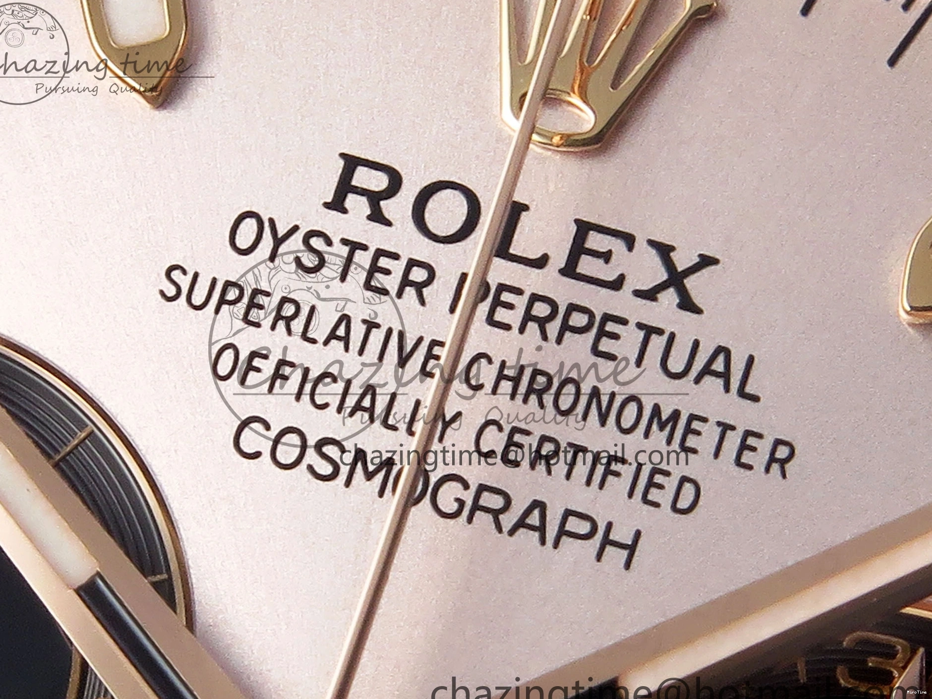 MiroTime 0322 Daytona 116515 Clean 1:1 Best Edition Silver Dial RG Markers on Oysterflex Strap SA4130 V WrinkleFree 1965